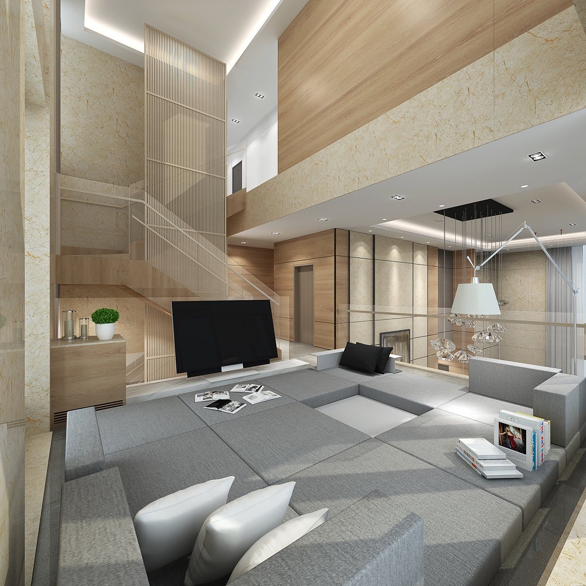 Beige luxury home interior material palette for marble slab photos and finish approval
