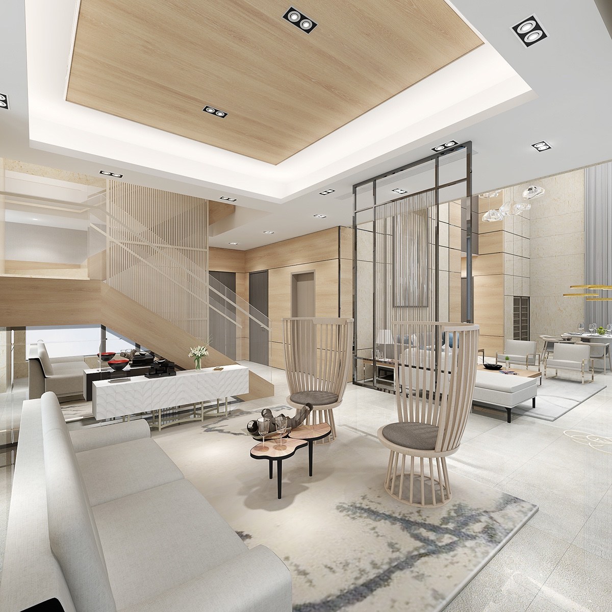 Beige luxury home dining area stone surface selection for countertop and table projects