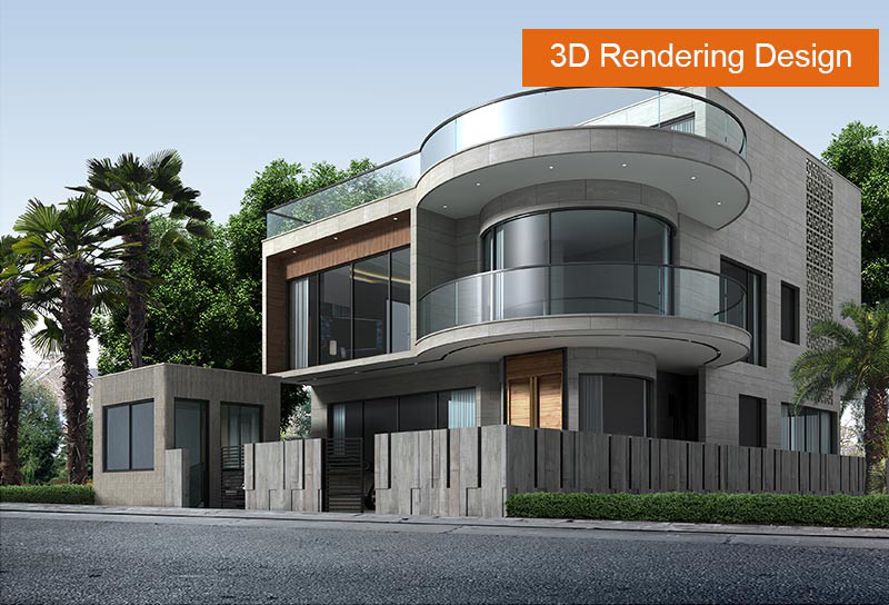 Achieve almost 100 % effect for Villa design
