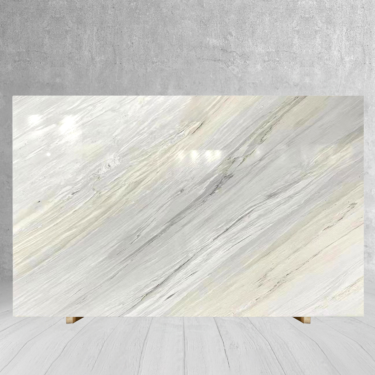 Gray artificial stone finish sample and slab texture reference for project buyers