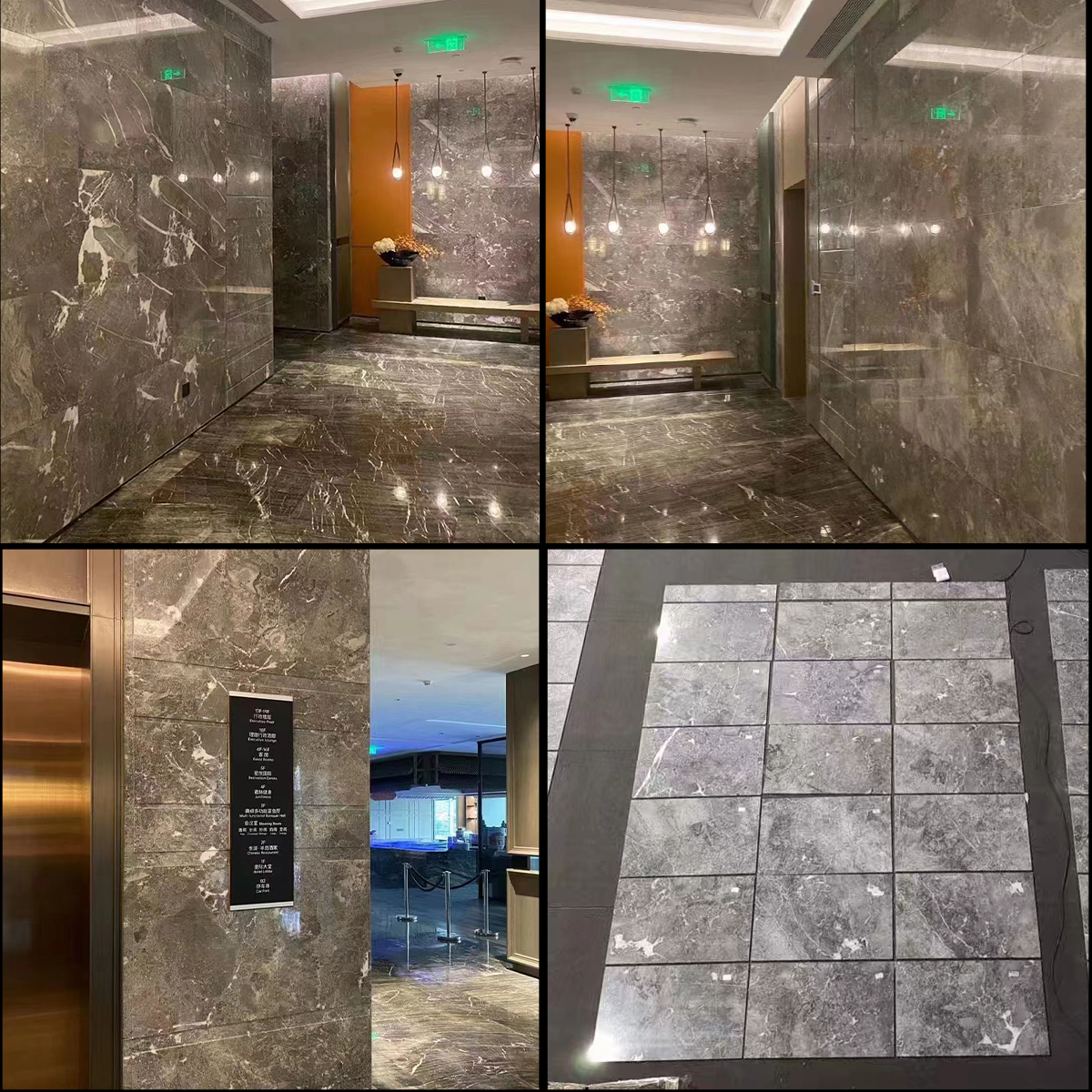 Ice Jade Dark Grey Marble