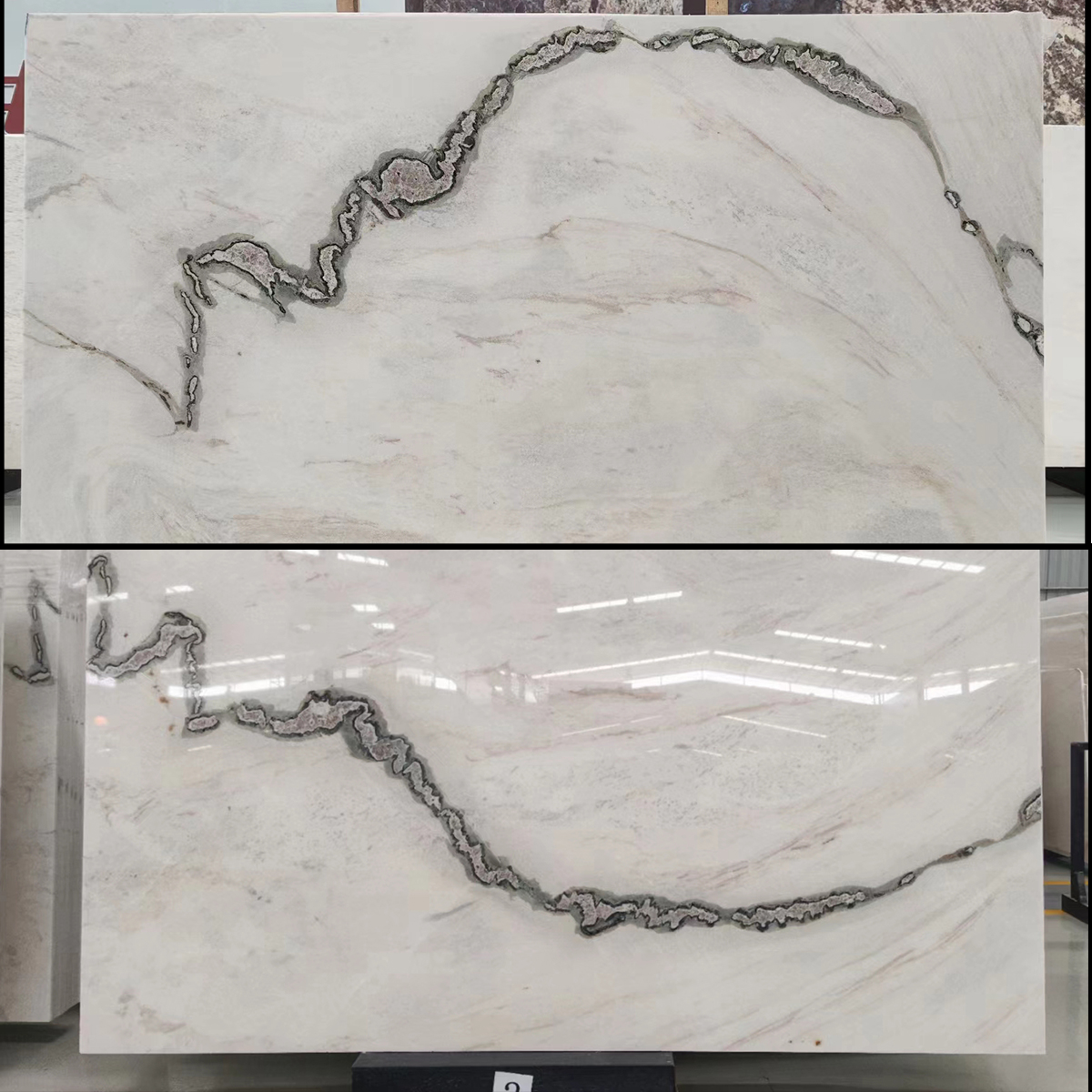 White Pink Marble