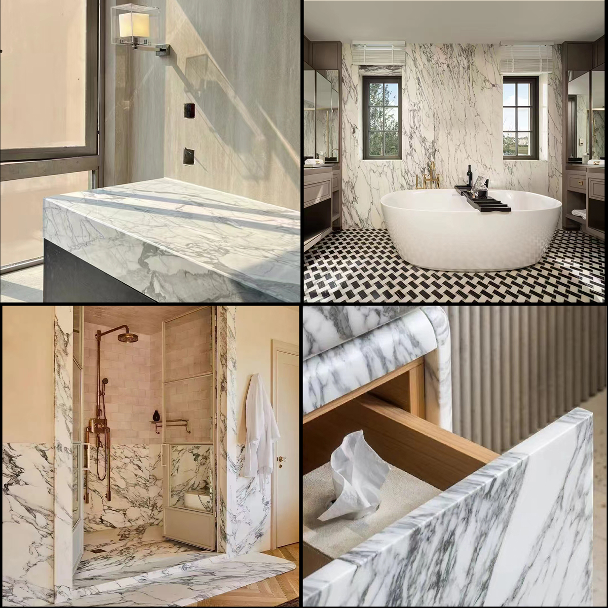 White Arabescato Marble
