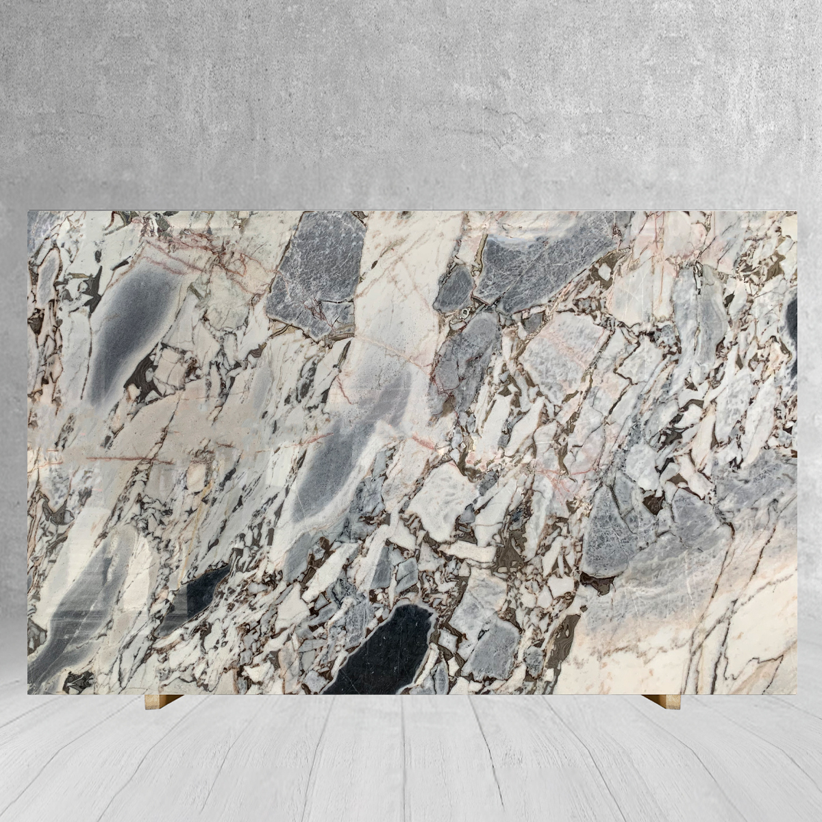 Luxury Elephant Luxury Grey Marble Slab For Home Furniture M