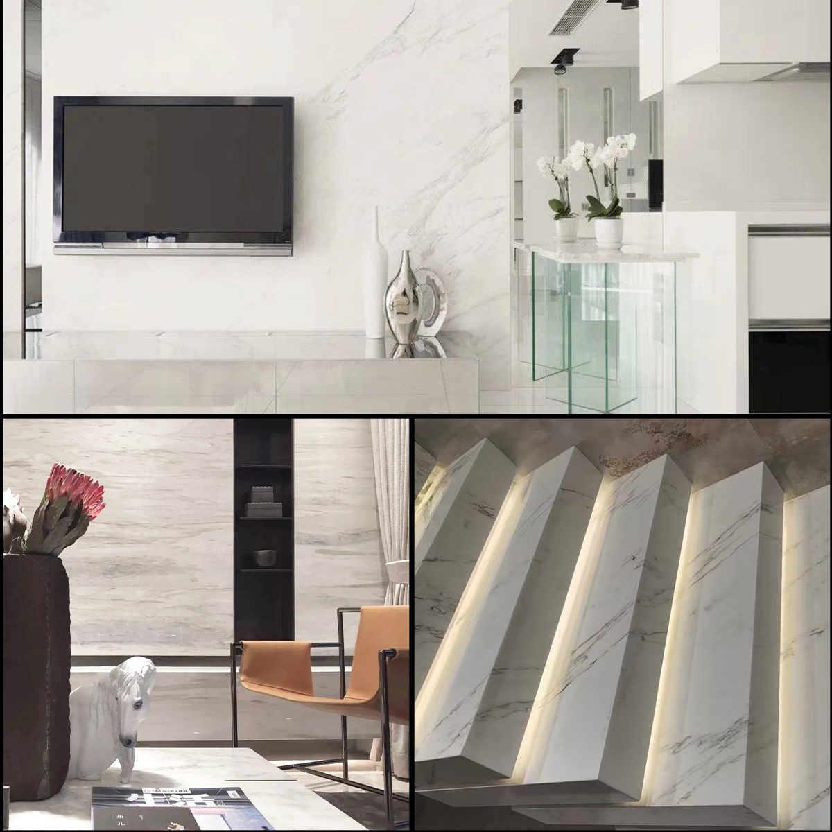 East White Marble