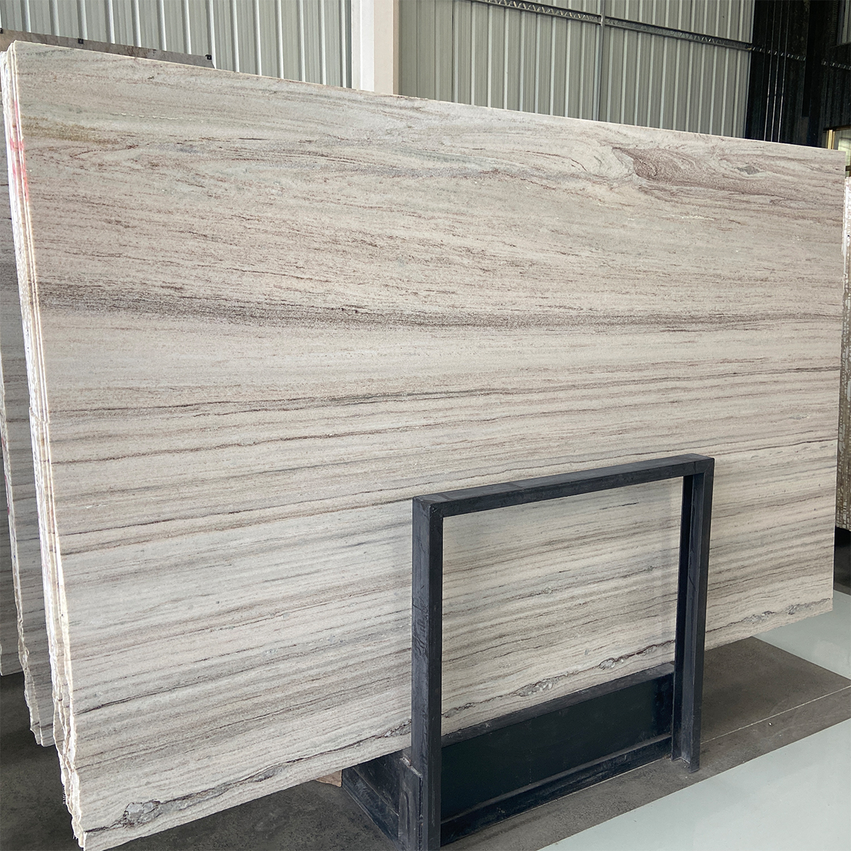 Antique White Woodgrain Marble