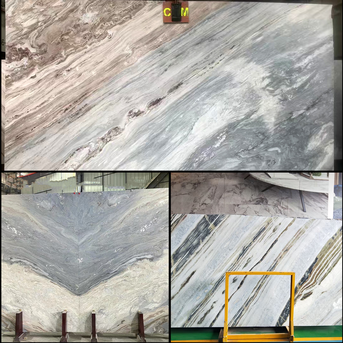 Blue Gold Sand marble slab photos for house decoration, floor tiles, wall panels, luxury store decoration, finish samples, cut-to-size drawings and crate packing.