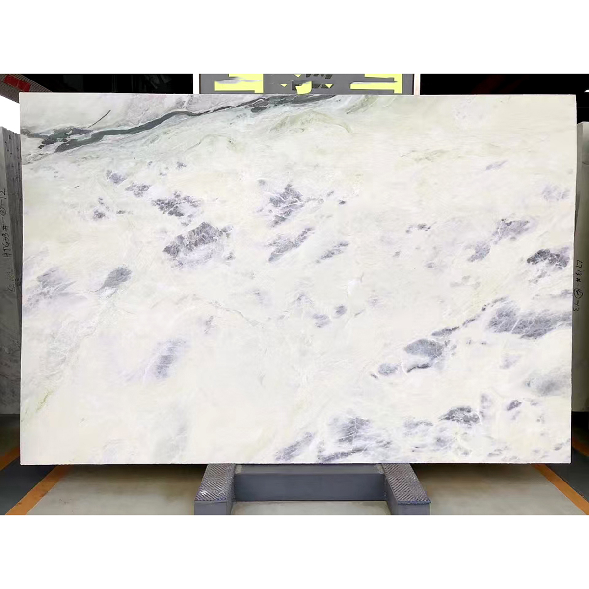 White Blue Onyx with blue veins