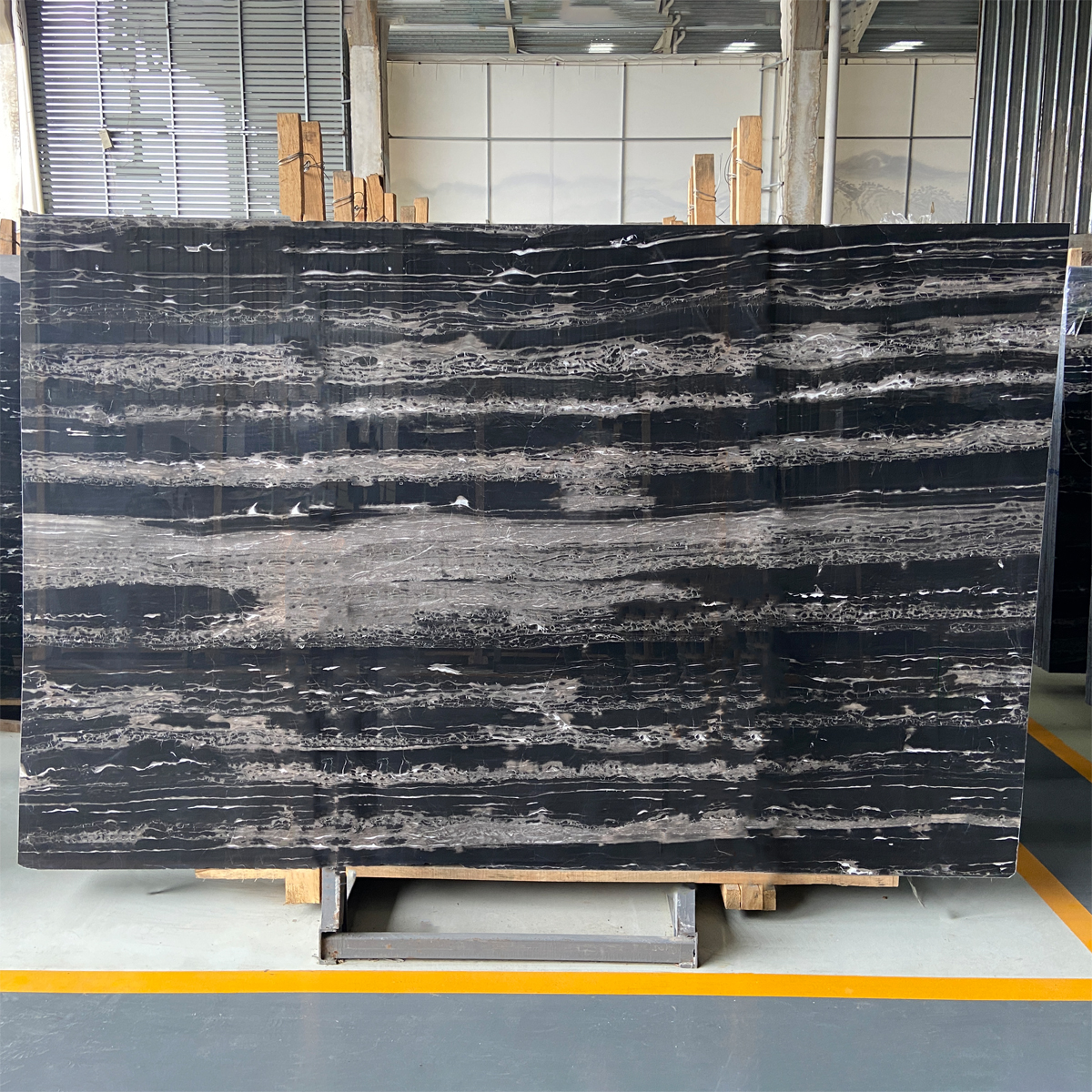 Black Sliver Marble
