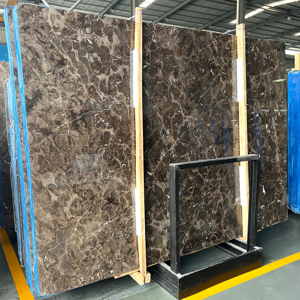 Dark Brown Net Marble