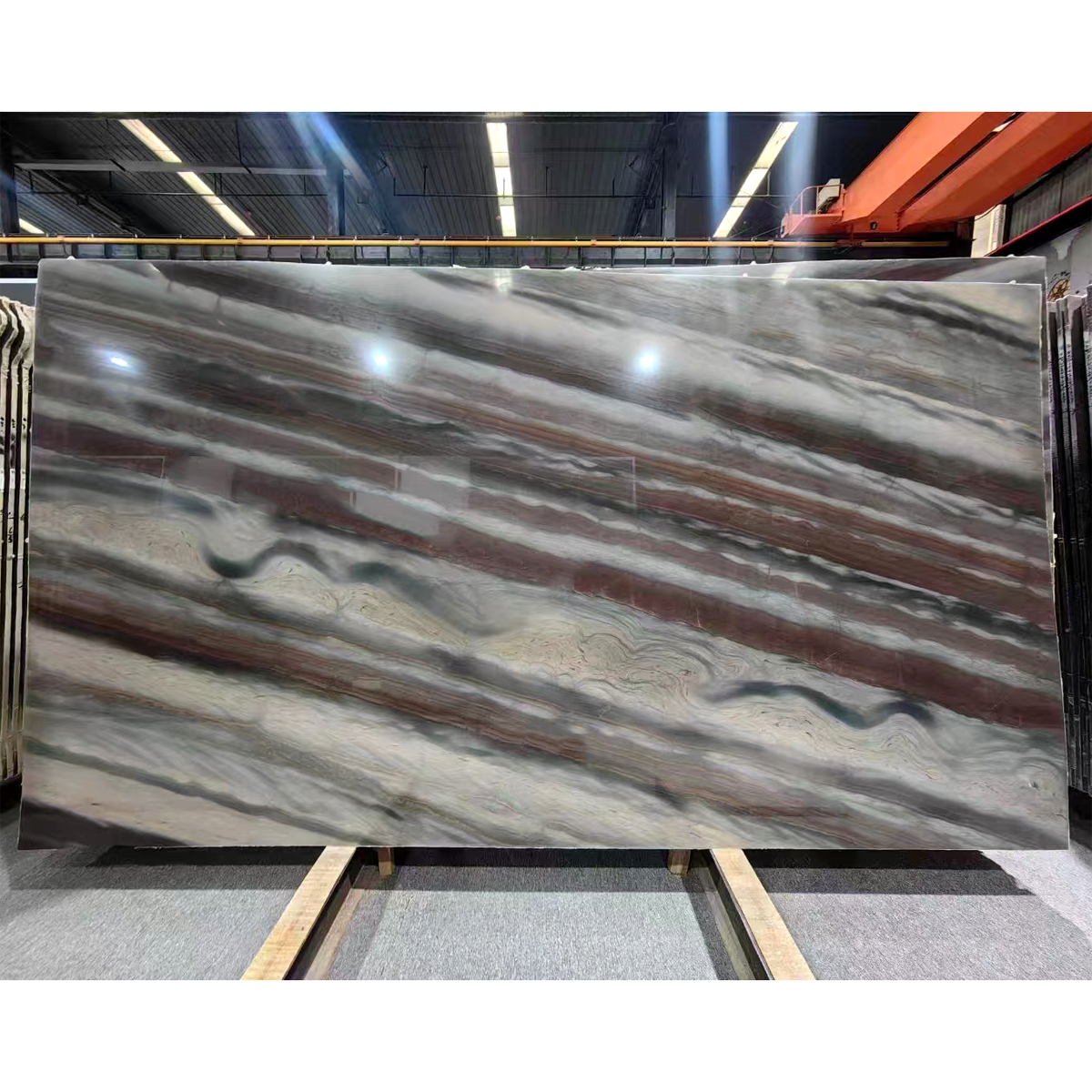 Tranquillity Brown Marble Slab