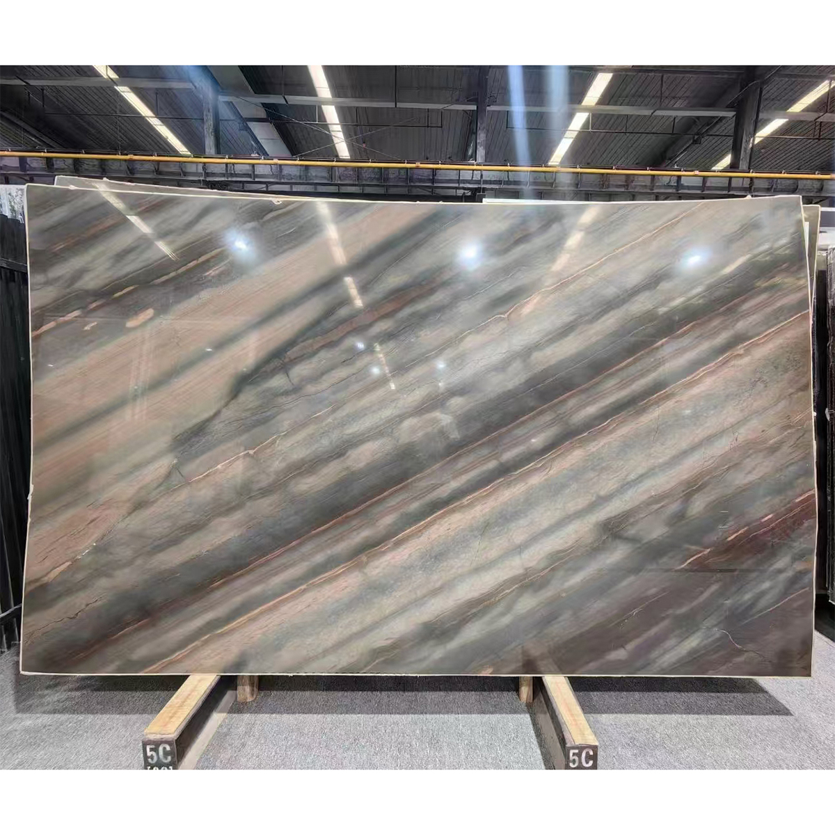 Tranquillity Brown Marble Slab