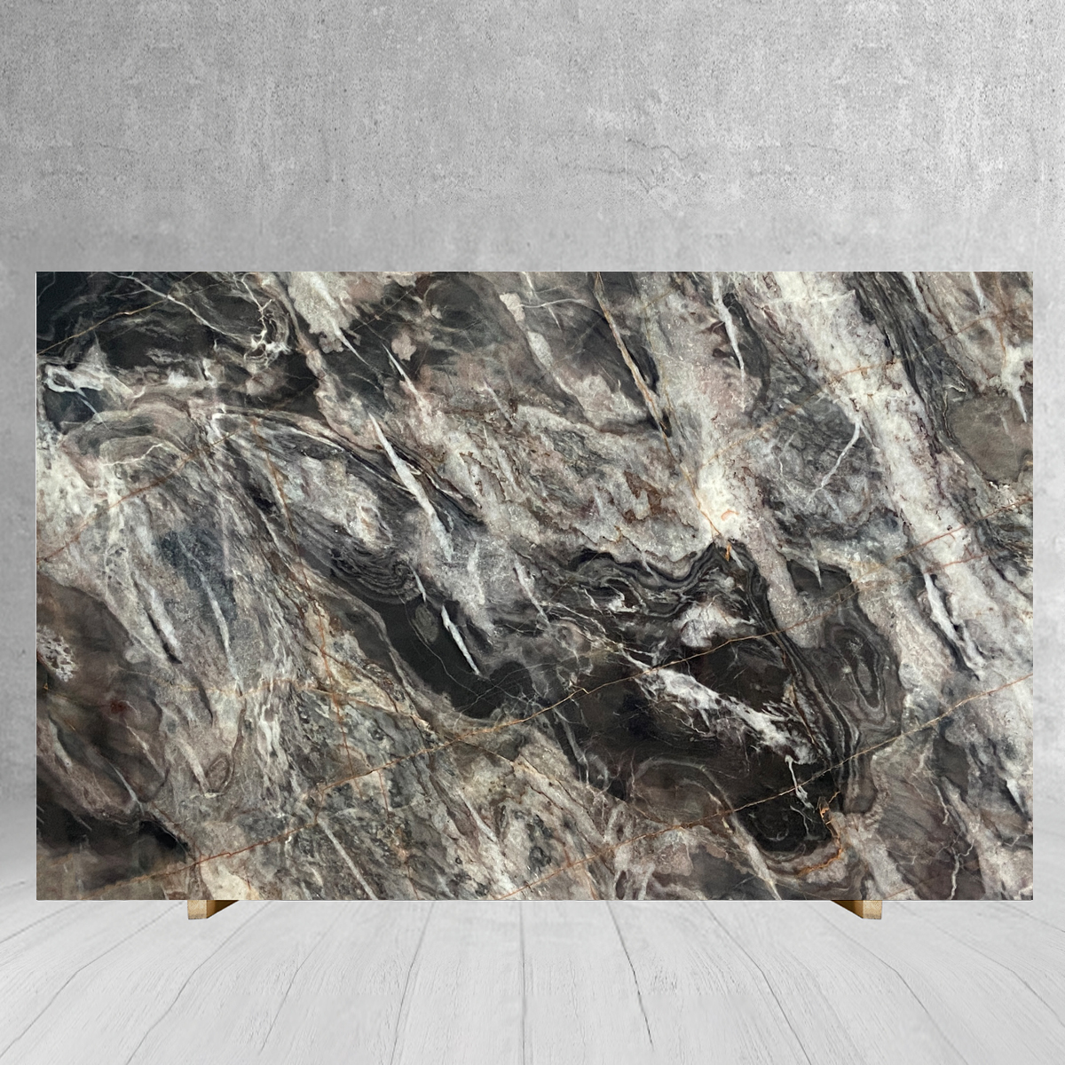 Luxury Cartier Blue Marble Slab For House Decoration Floor T