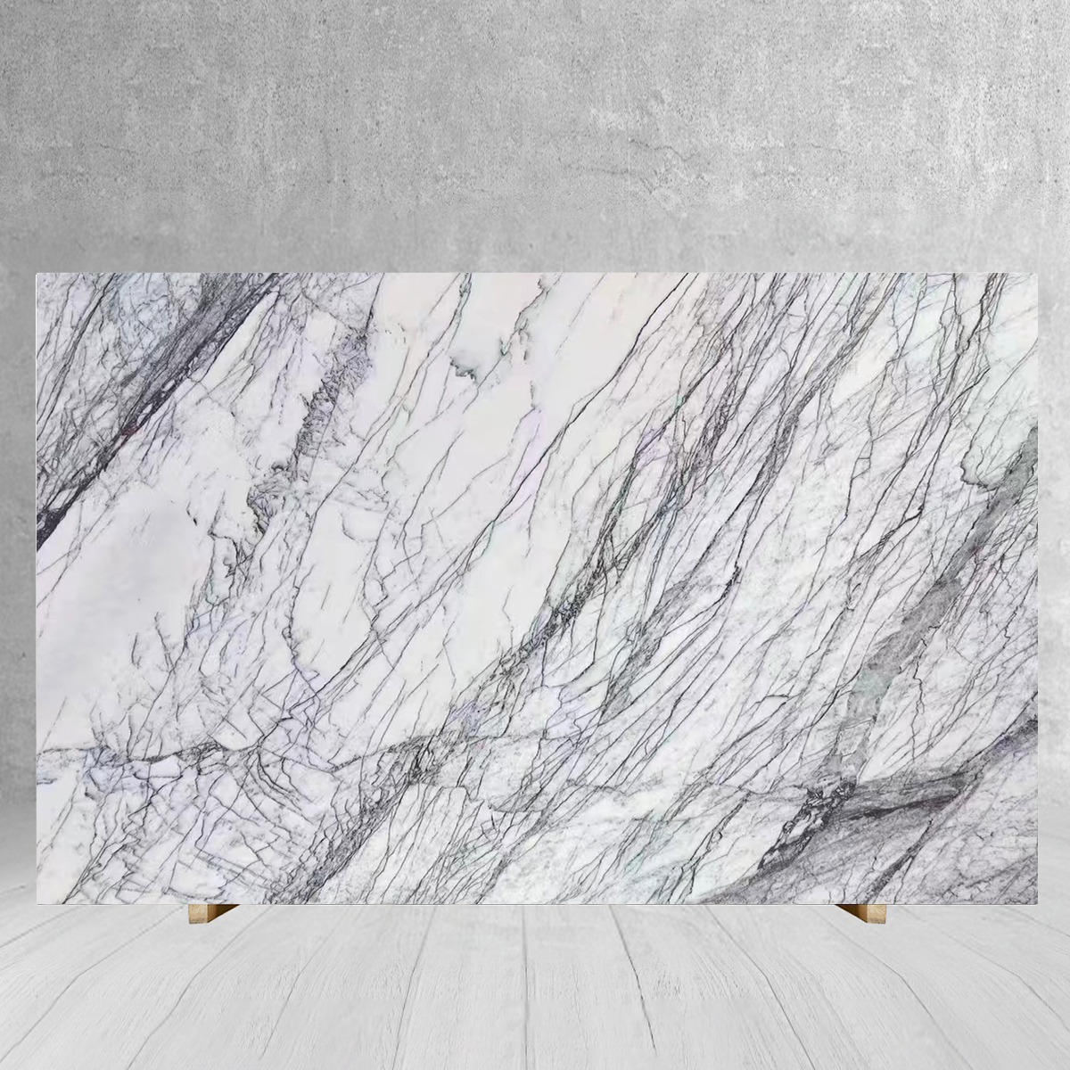 Natural Lilac Marble Slab For Interior Wall Panel Staircase 