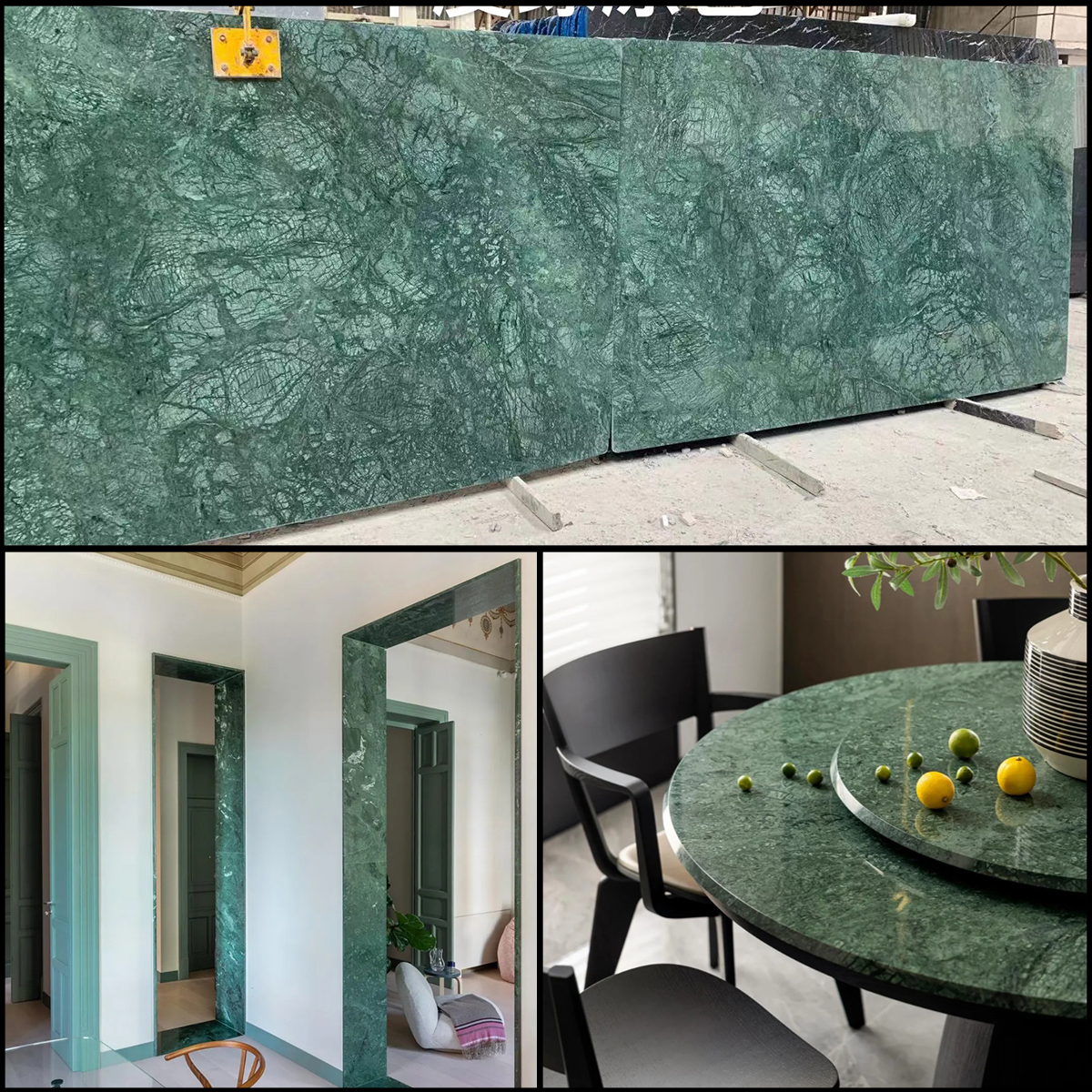 India Dark Green Marble