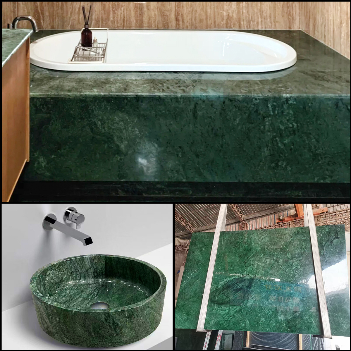 India Dark Green Marble