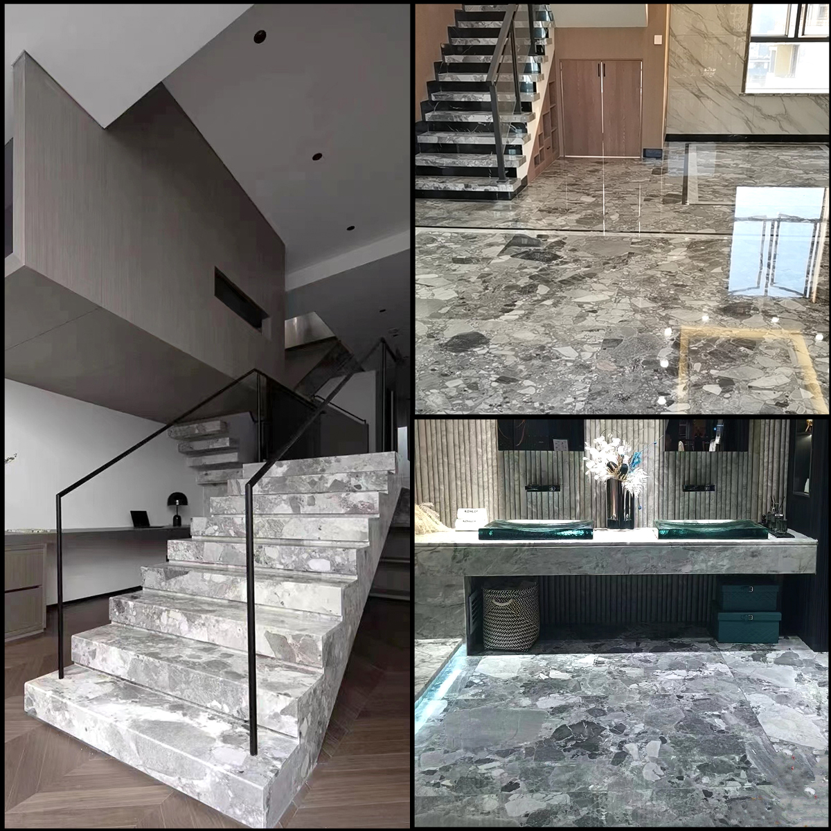 Oreo Grey Marble