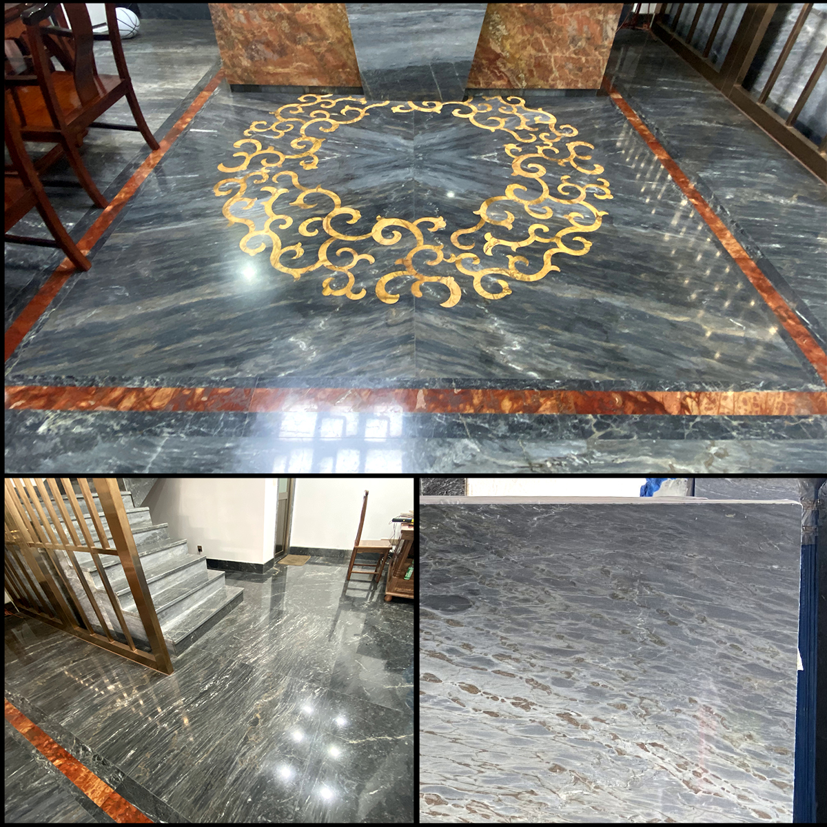 Golden Grey Sand Marble