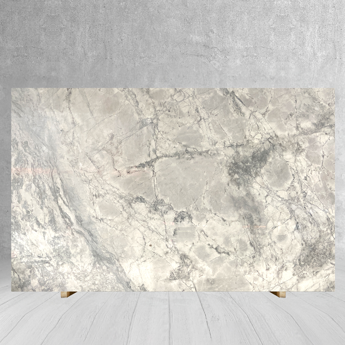 Luxury Calactta Grey Marble Staircase For Floor Tiles intert
