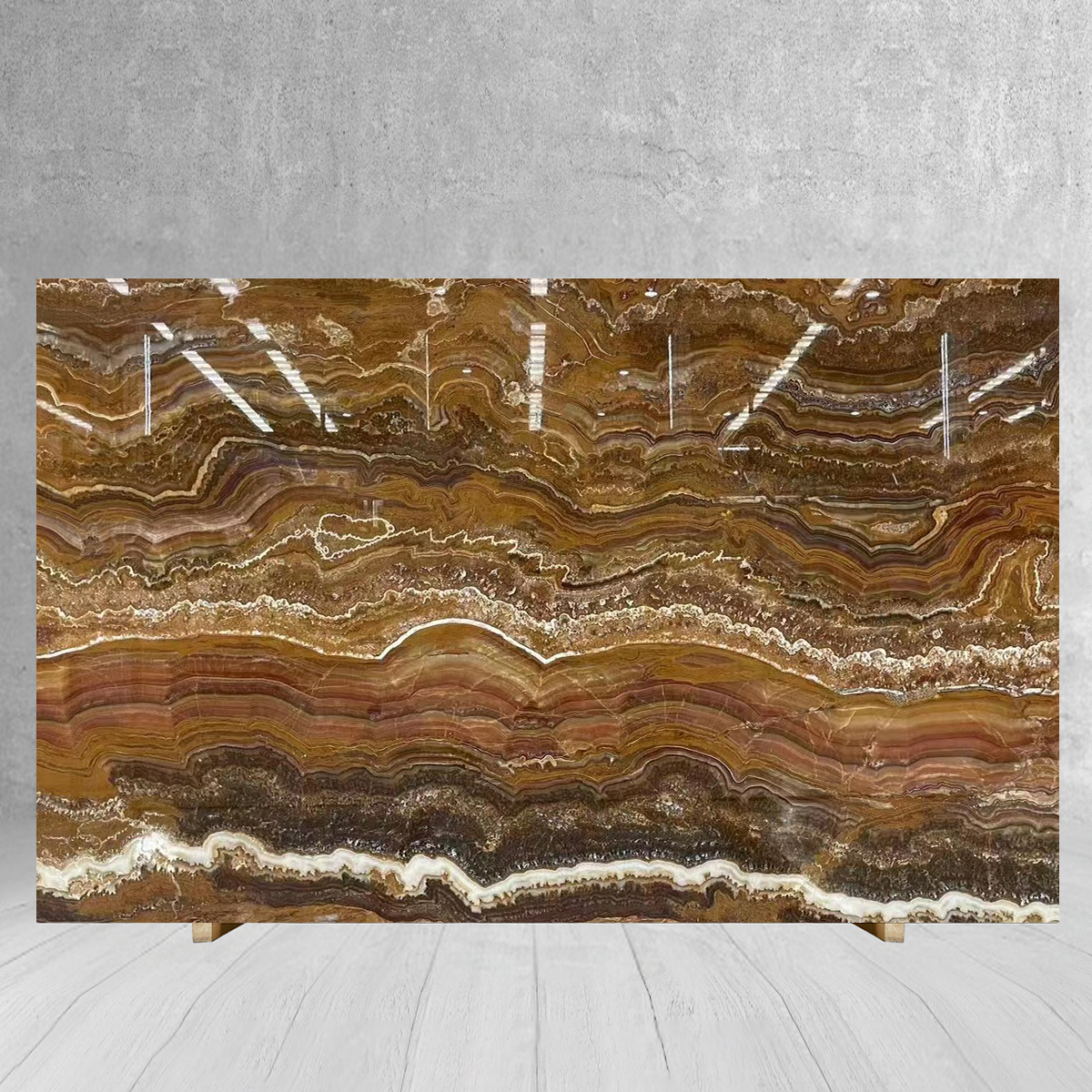 Luxury Tiger Onyx Wall Panel Onyx Kitchen Island