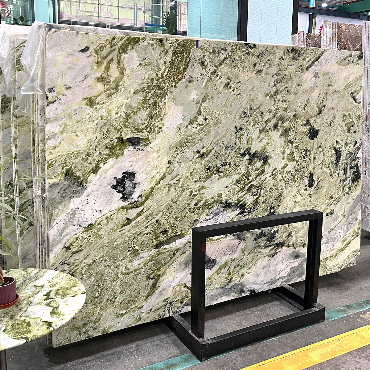 Modern Light Green Marble