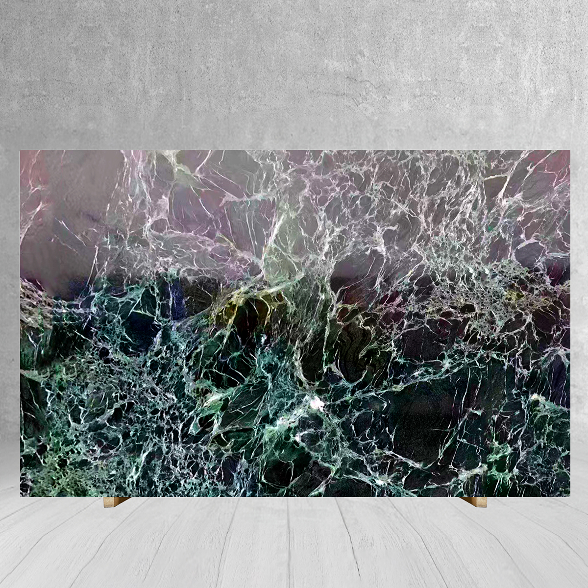 100% Natural Verde Apli Dark Green Marble For Luxury Furnitu