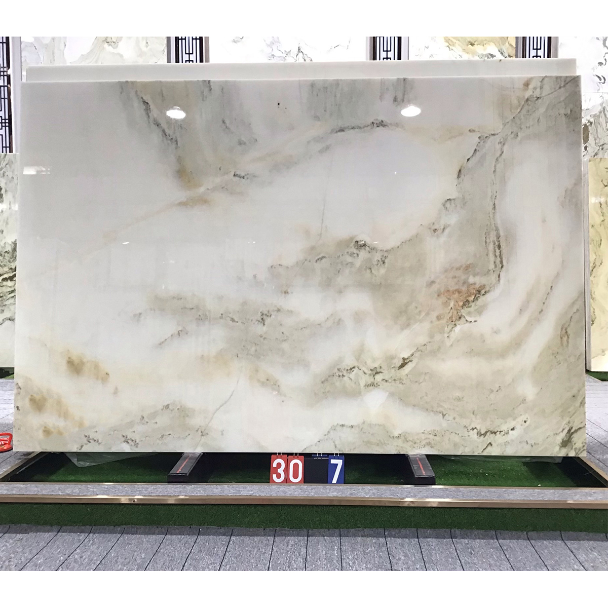 Black White Gold Marble