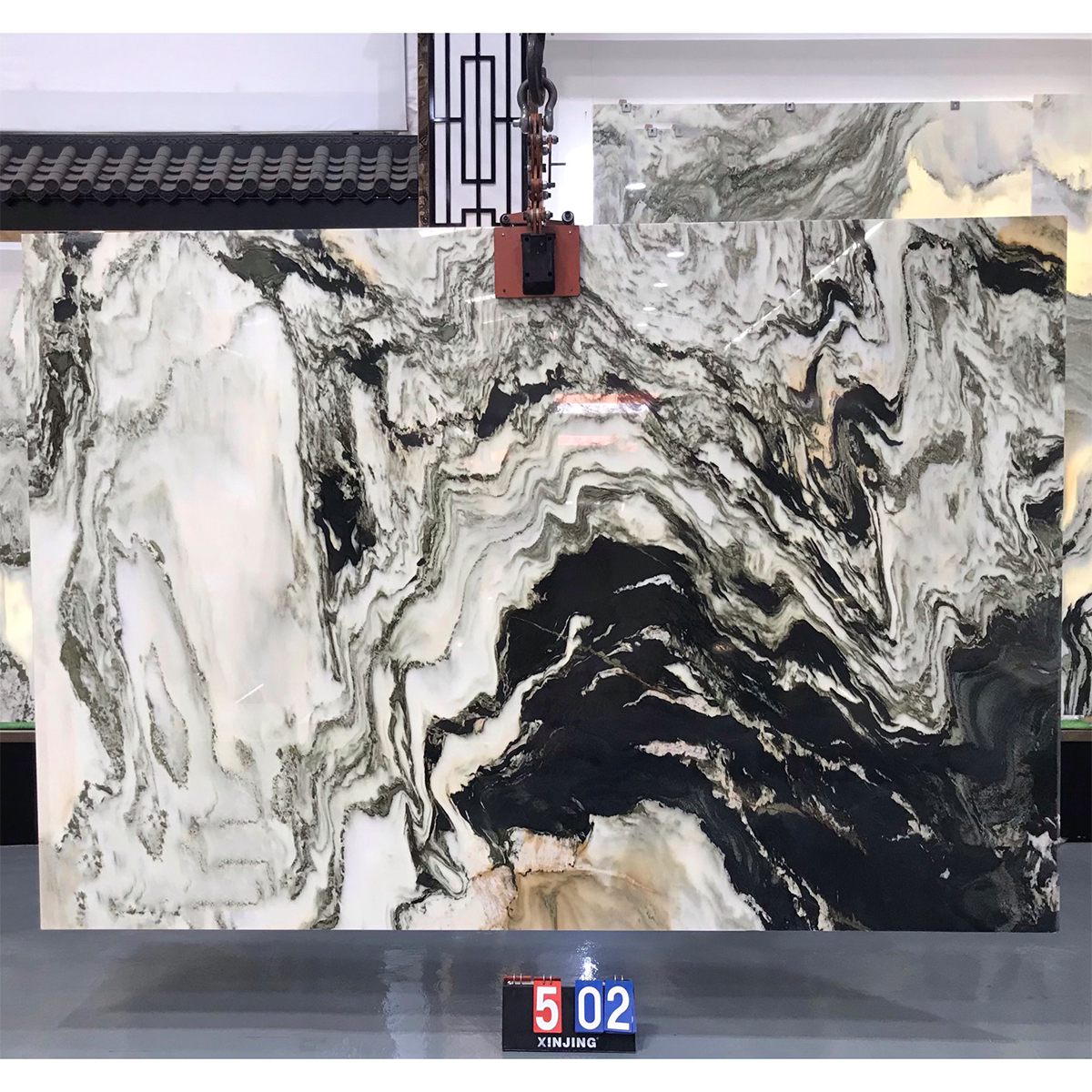 Black White Gold Marble
