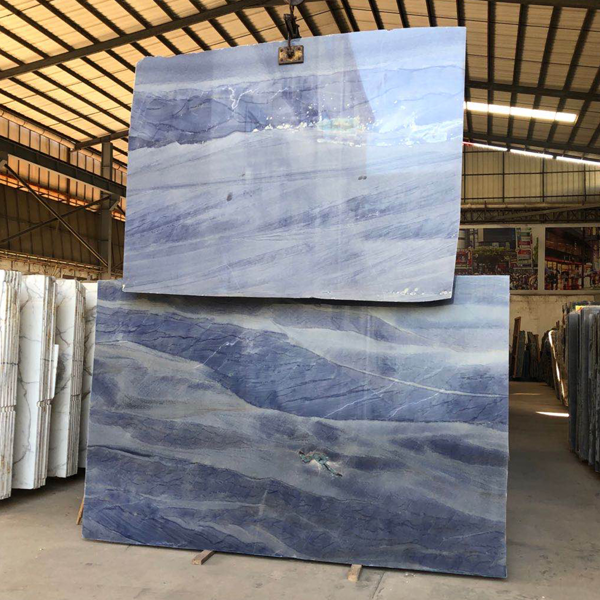 Brazilian Gemstone Blue Marble