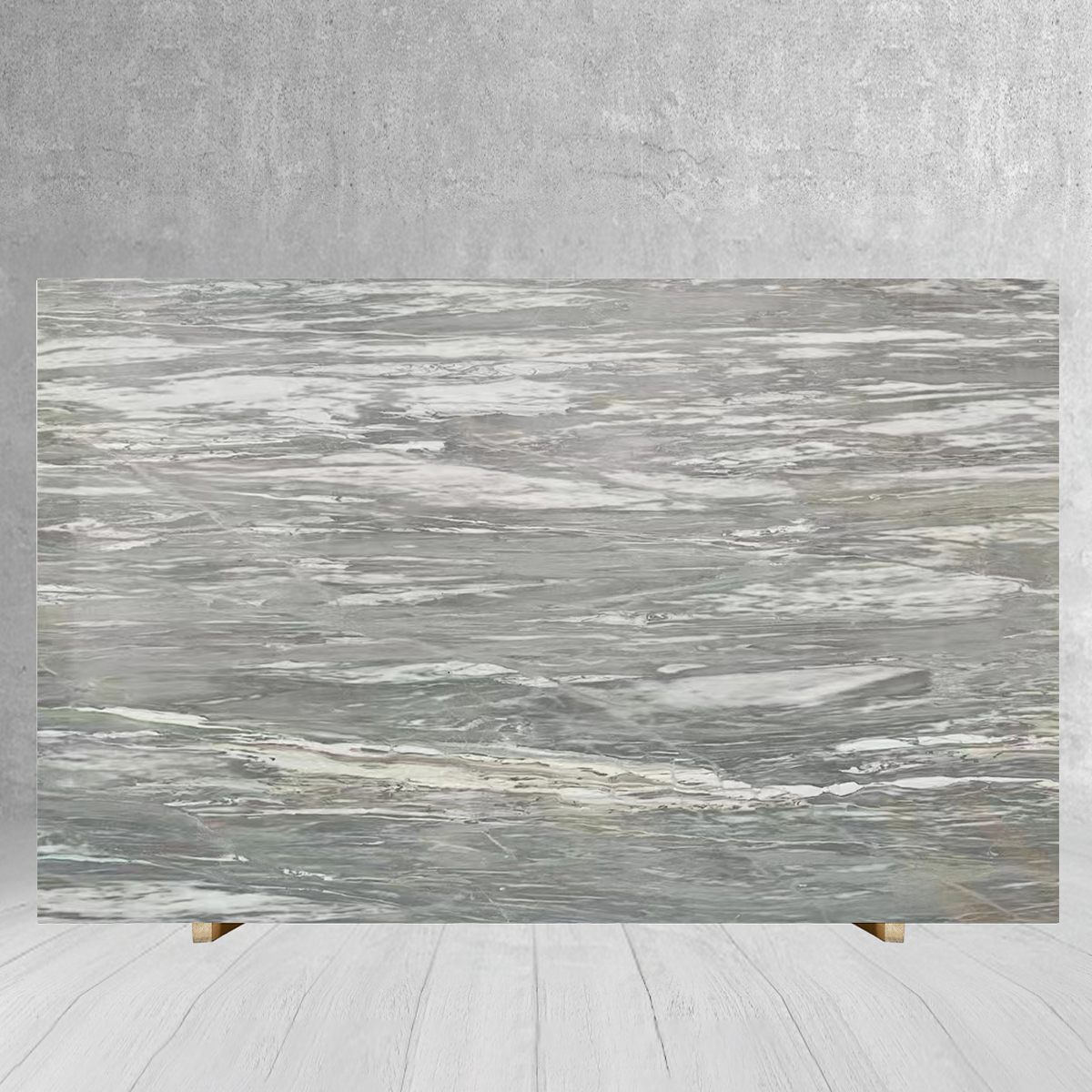 Natural Grey White Sand Marble For Bathroom Floor Livingroom