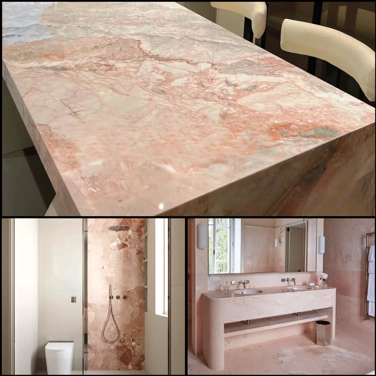 Cream Rose Marble