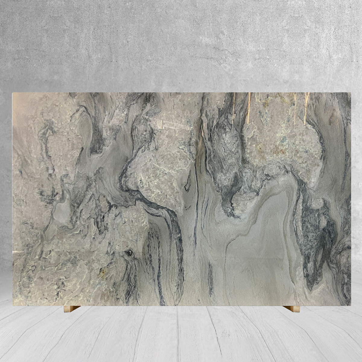 Natural Ice Ink Crystal Marble For Bathroom Livingroom Decor
