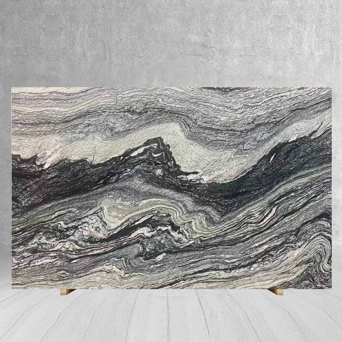 Luxury Rainbow Marble Slab For Kitchen Countertop Home Decor
