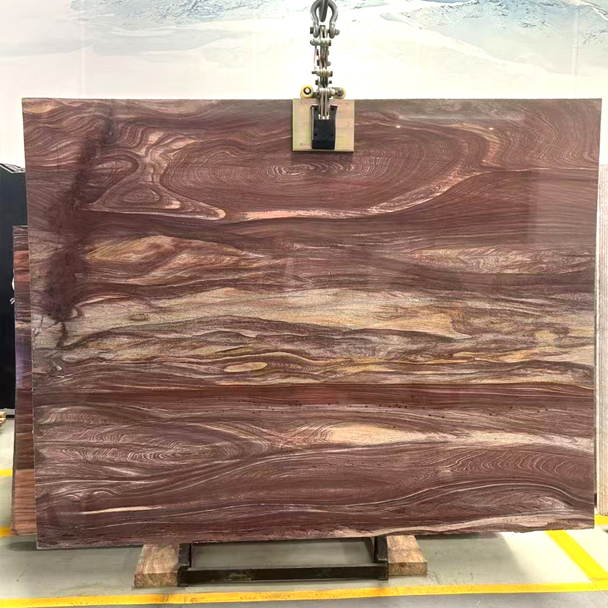 Sandalwood Grain Red Marble