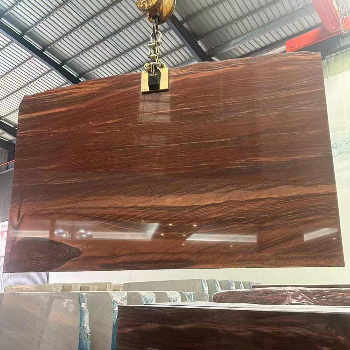 Sandalwood Grain Red Marble