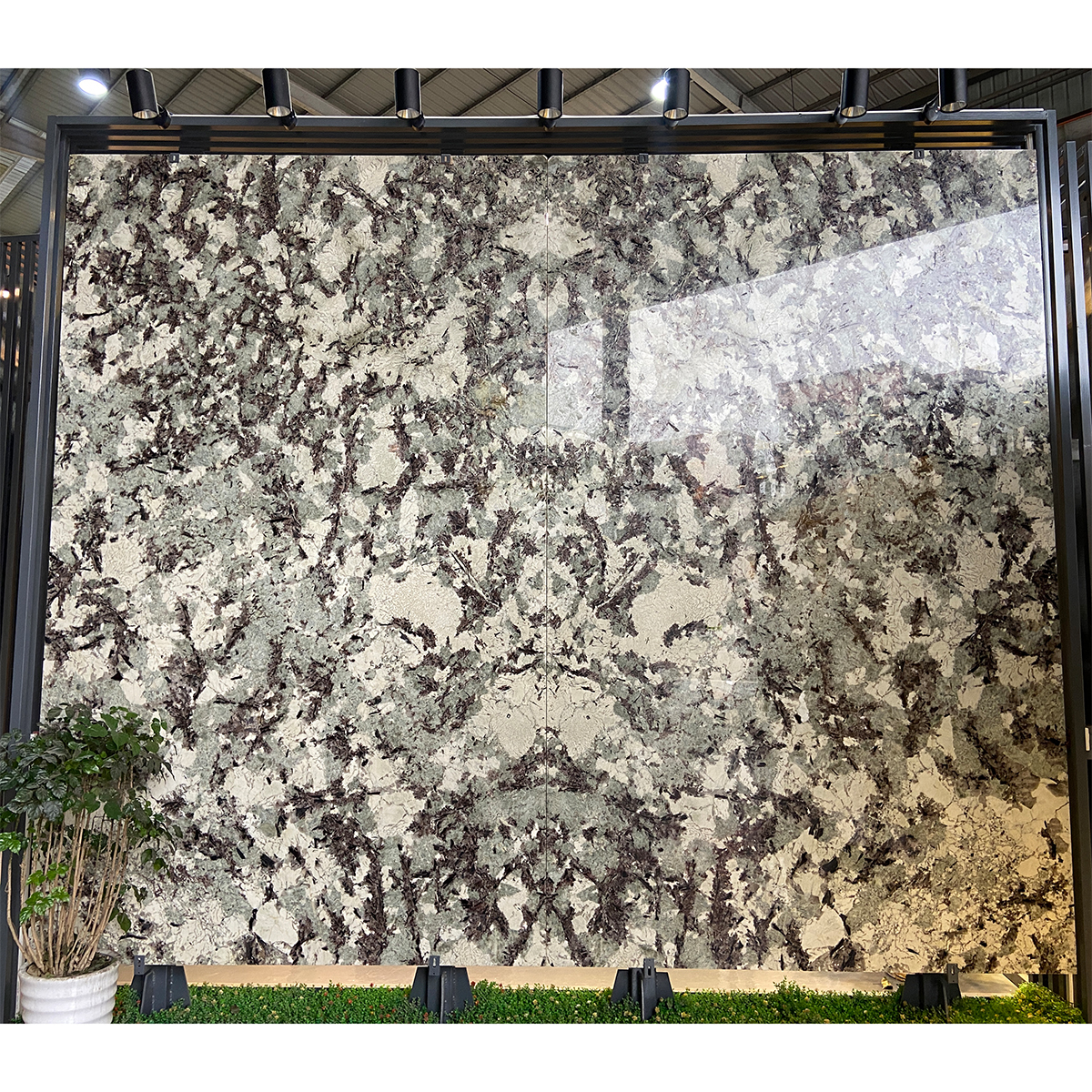 Snow Silver Marble