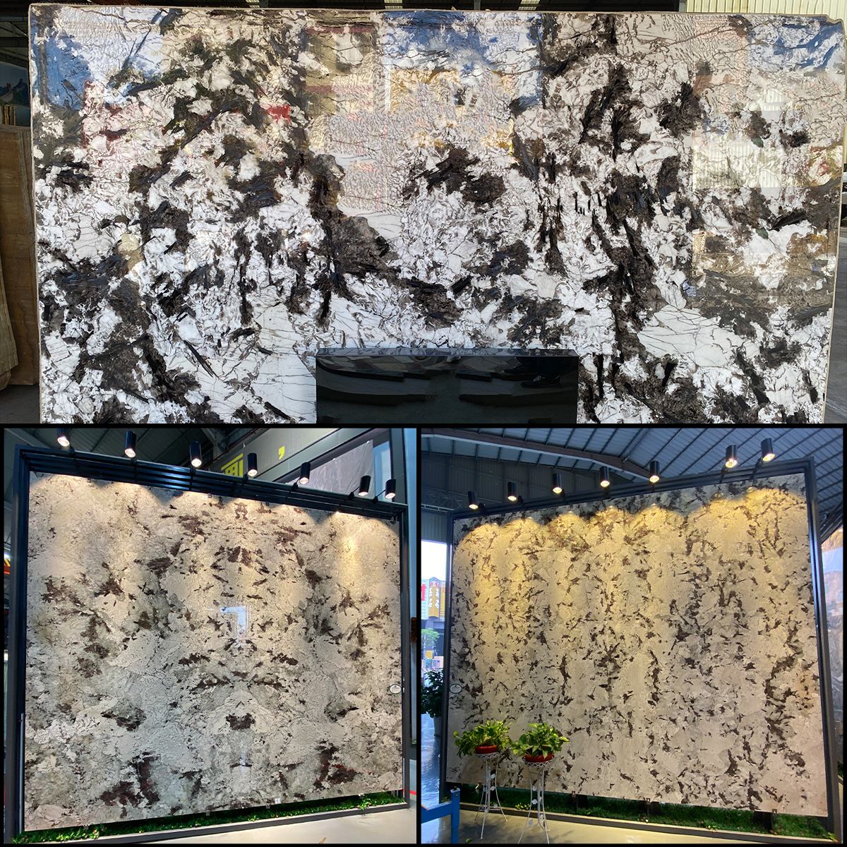 Snow Silver Marble