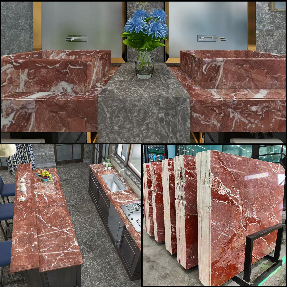 Athens Red Marble