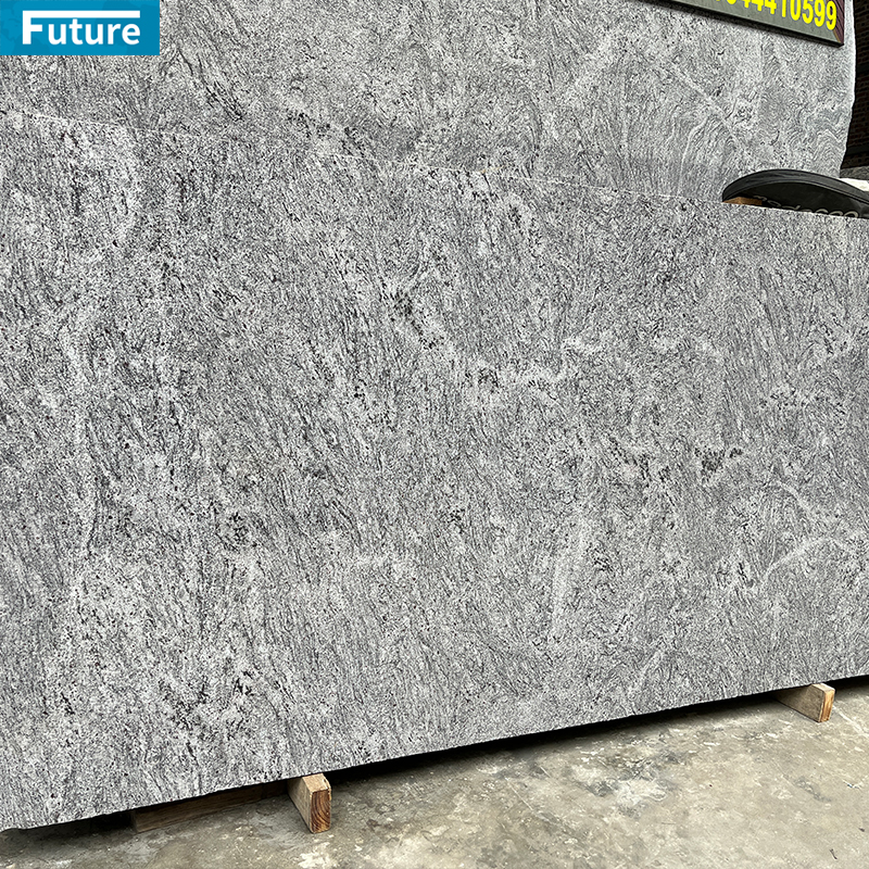 Viscon White Granite Slab For Kitchen Island, Countertop, Ba