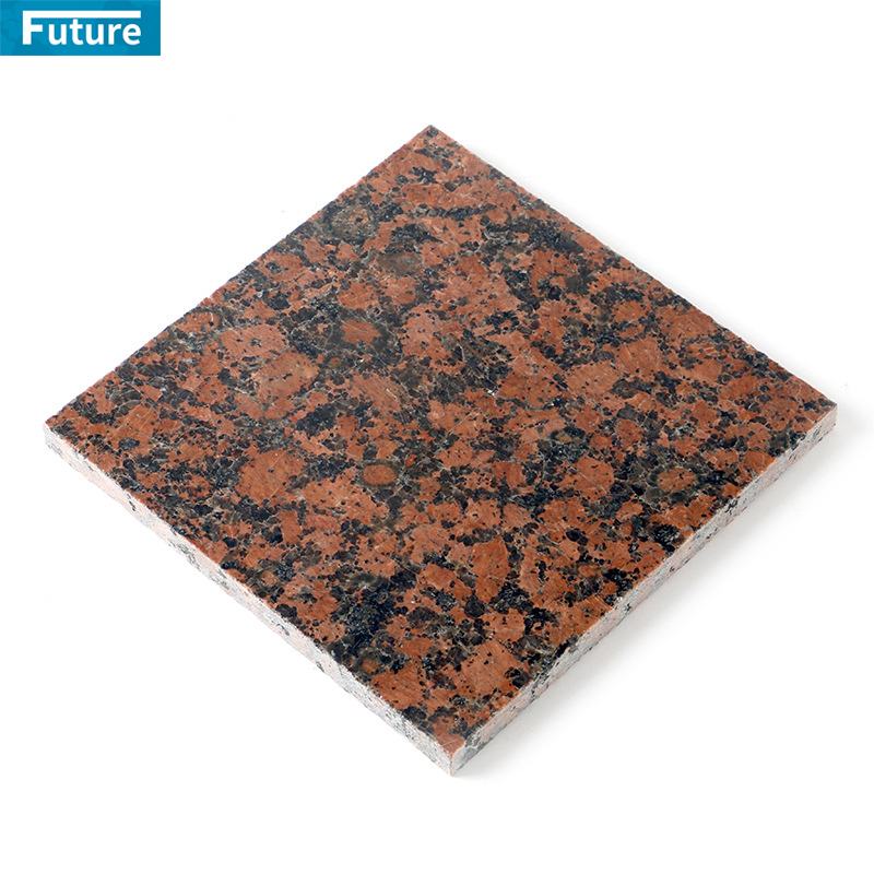 Ruby Balmoral Red Granite Slab For Villa Island, Countertop,