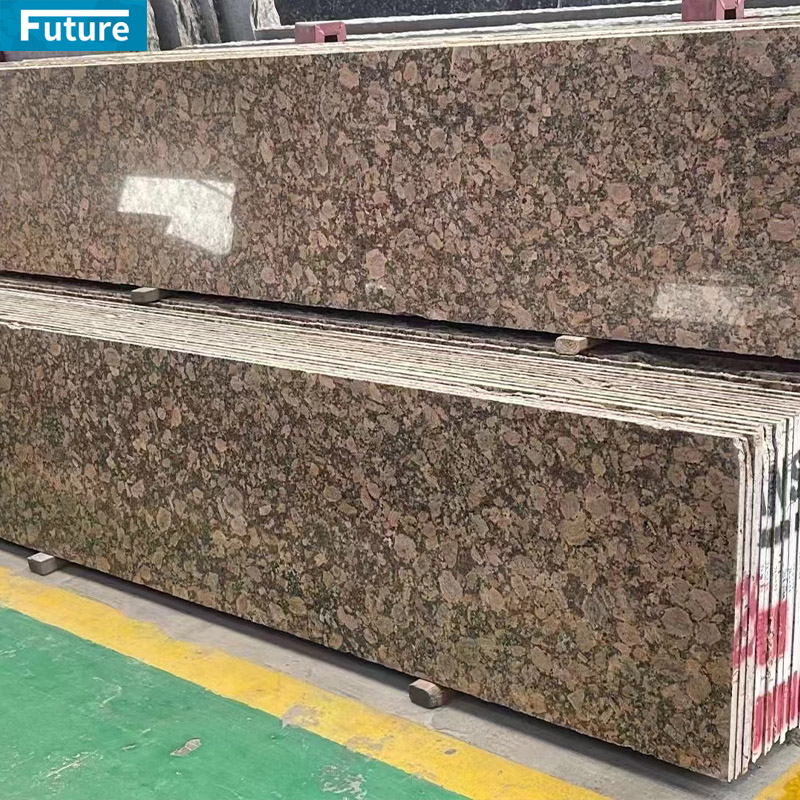 Giallo Fiorito Granite Slab For Kitchen Islands, Sinks, Coun