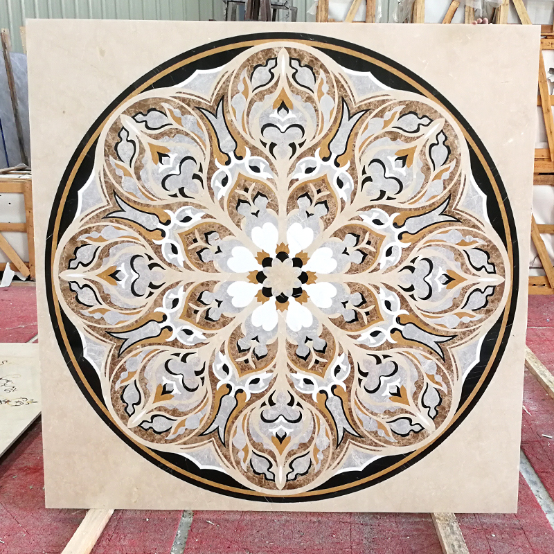 High Quality Customization Design Water Jet Pattern Medallio