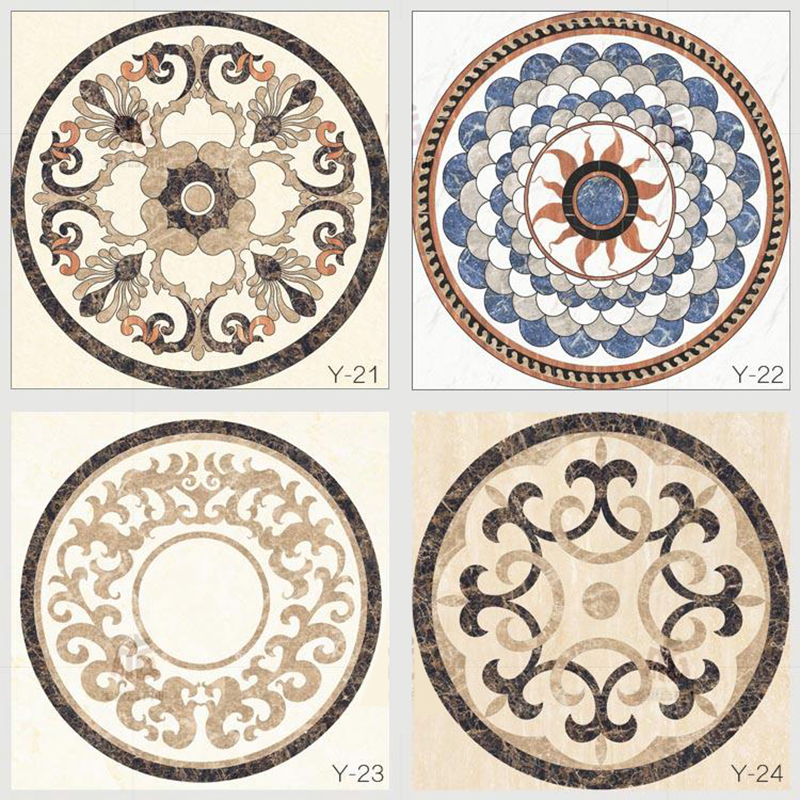 Luxury Customize Waterjet Medallion Tile Inlay F