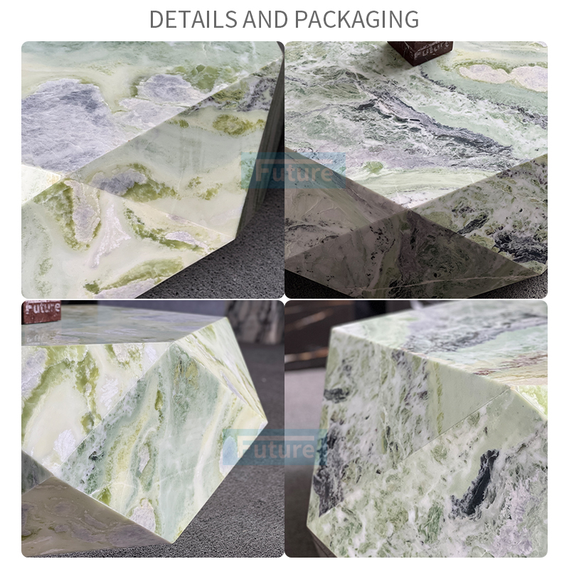 Green Marble Coffee Table