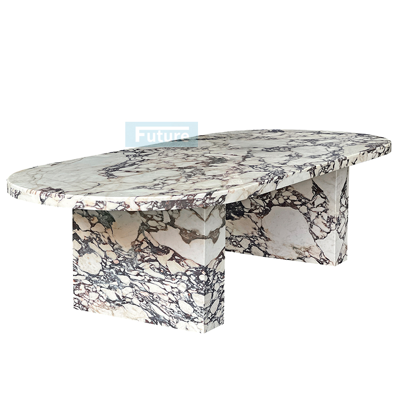 Calacatta Viola Marble Dining Table
