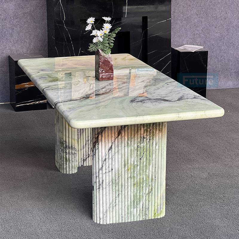 Green Marble Dining Table