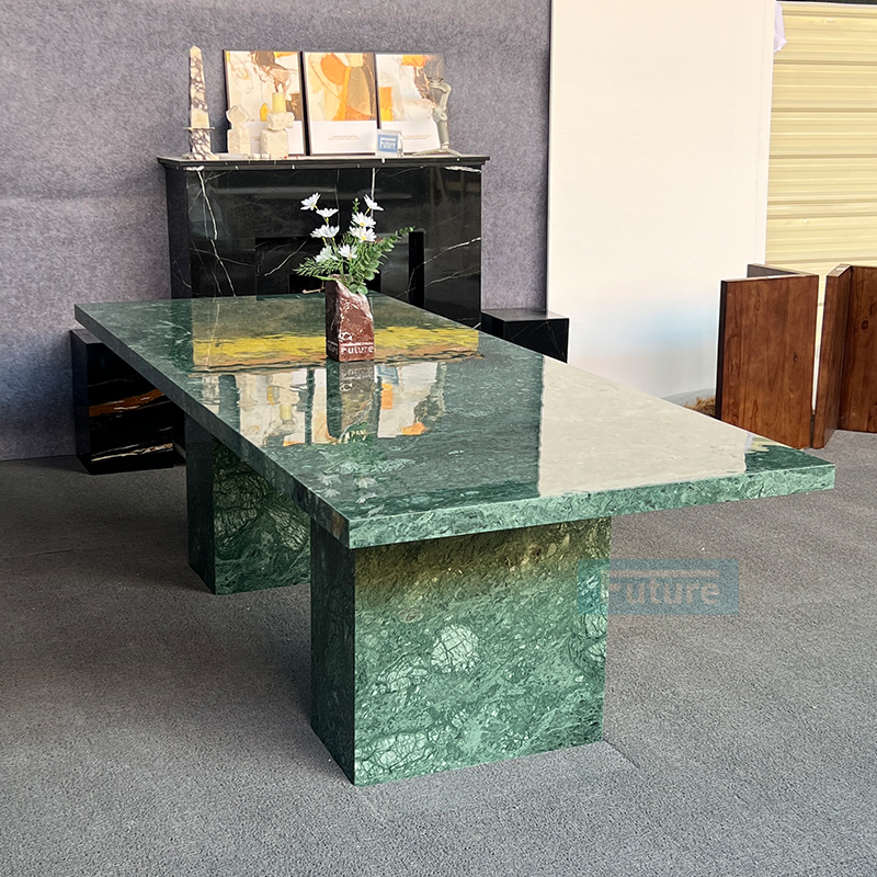 Green Marble Dining Table