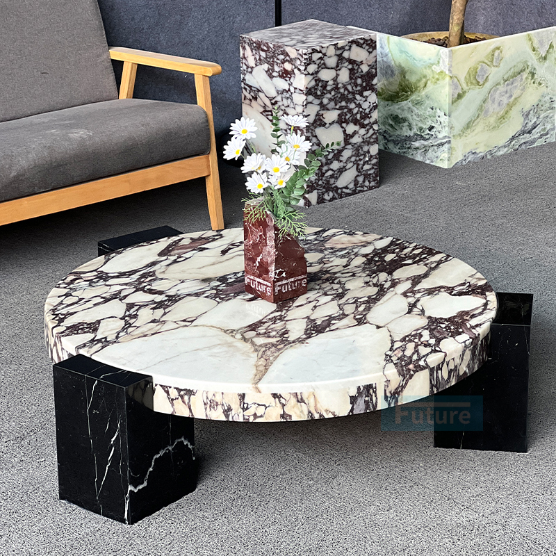 Calacatta Viola Marble Coffee Table