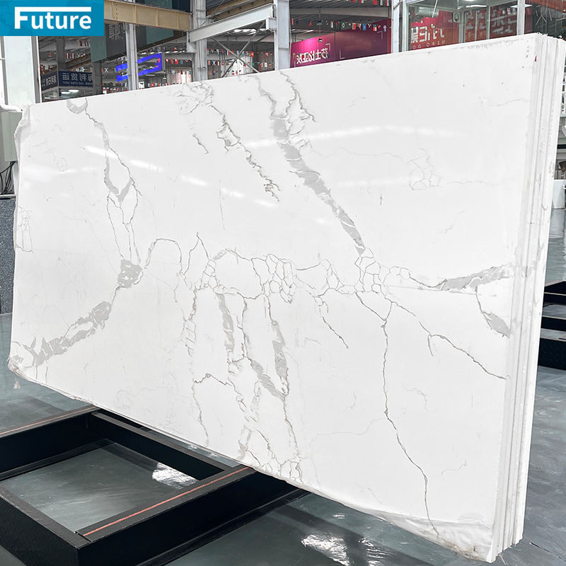 artifical white quartz slab
