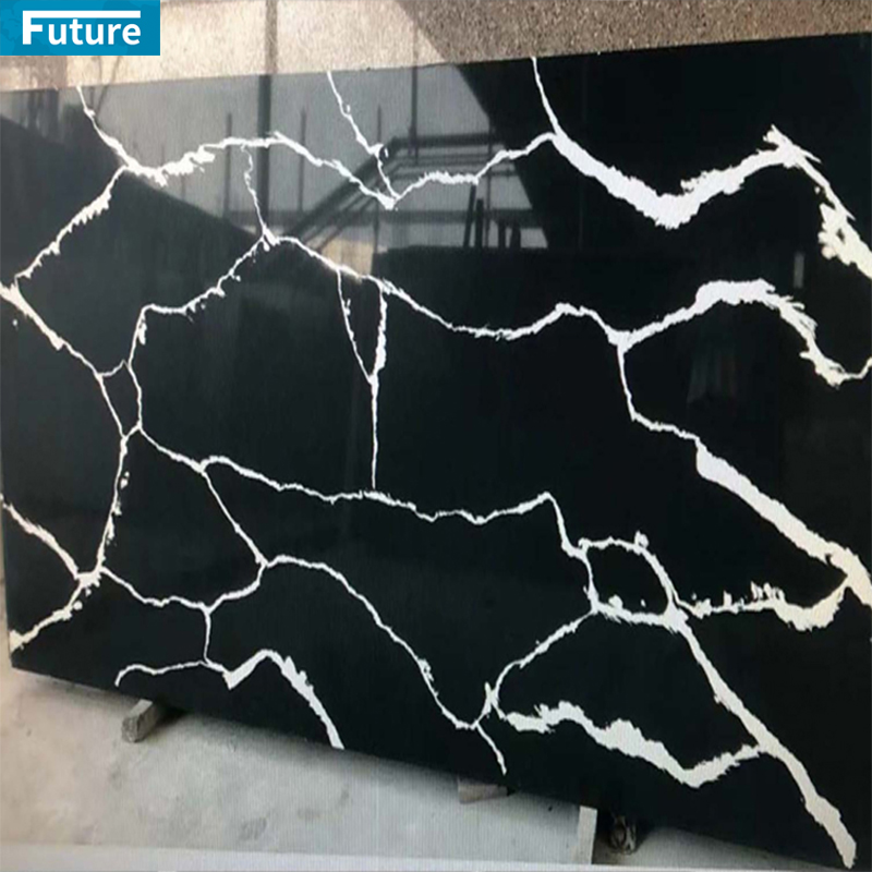 Calacatta White quartz slab